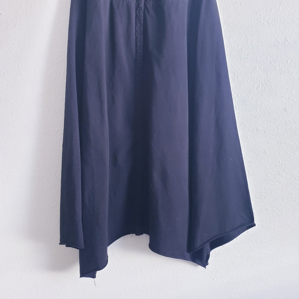 Prana Lace V-Neckline Handkerchief Midi Sleeveless Dress - Picture 6 of 9